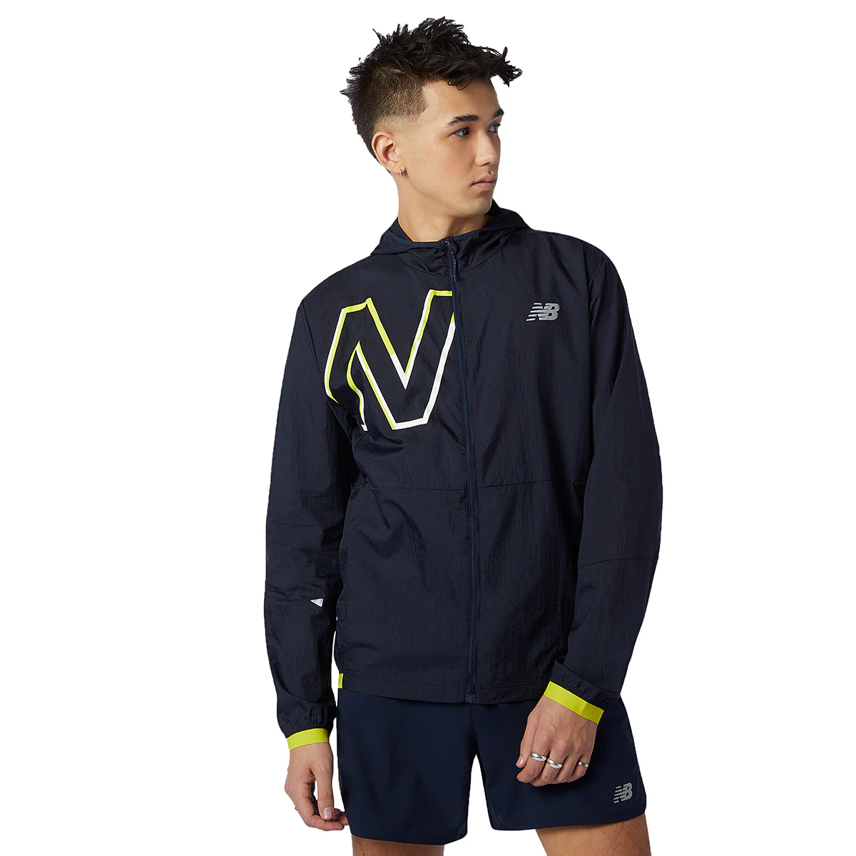 New Balance Printed Impact Run Light Pack Jacket