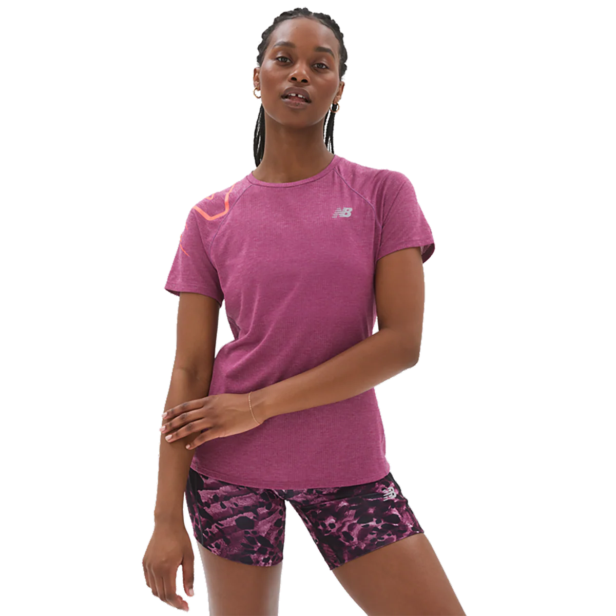 New Balance Printed Impact Run Shortsleeve