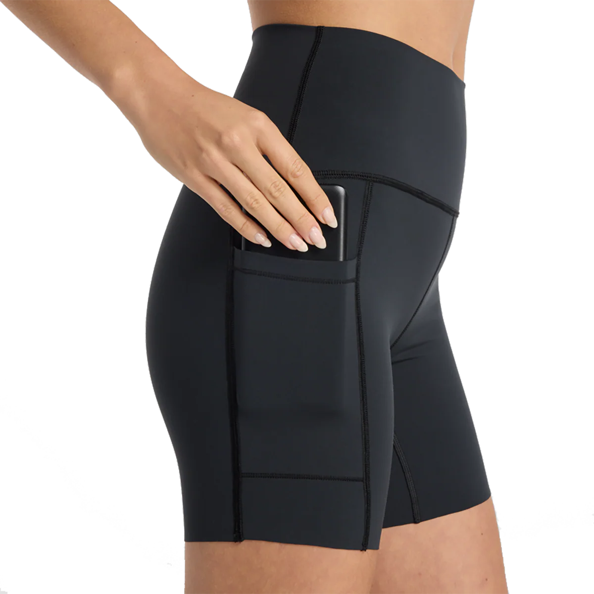 New Balance Sleek Pocket High Rise Short 6 - Image 22