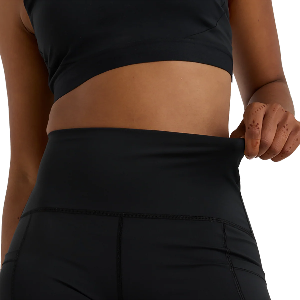 New Balance Sleek Pocket High Rise Short 6 - Image 5