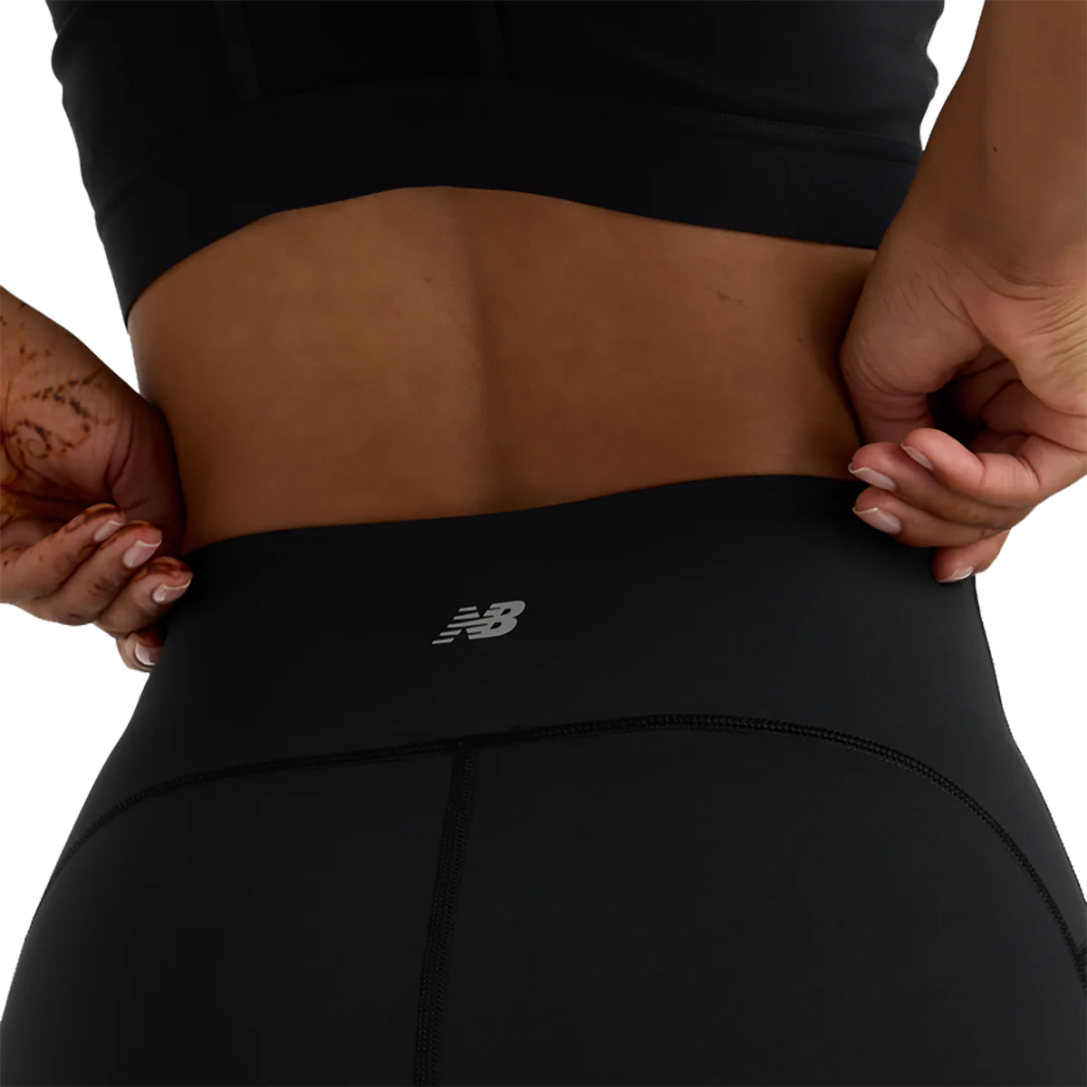 New Balance Sleek Pocket High Rise Short 6 - Image 6