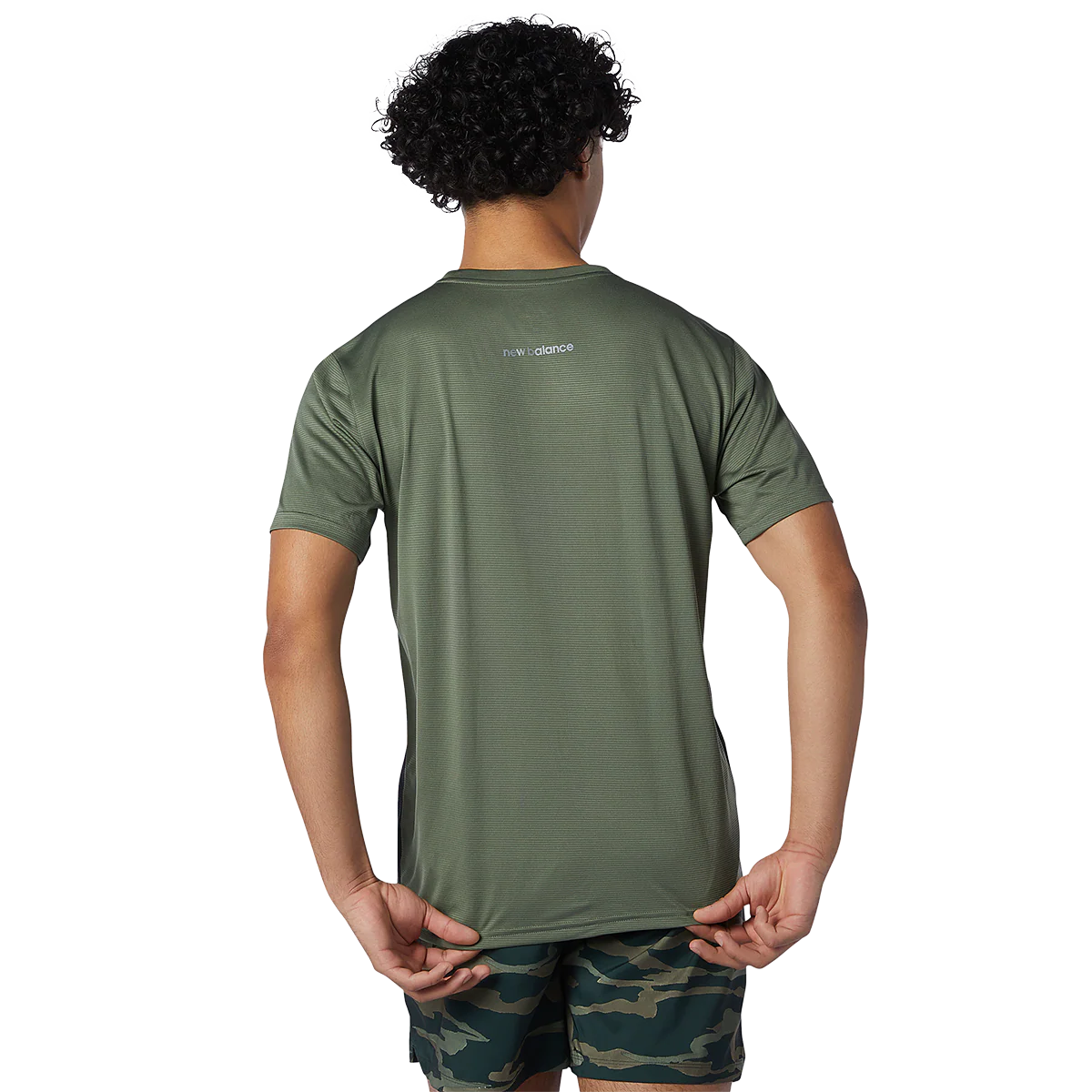 New Balance Striped Accelerate Shortsleeve - Image 3