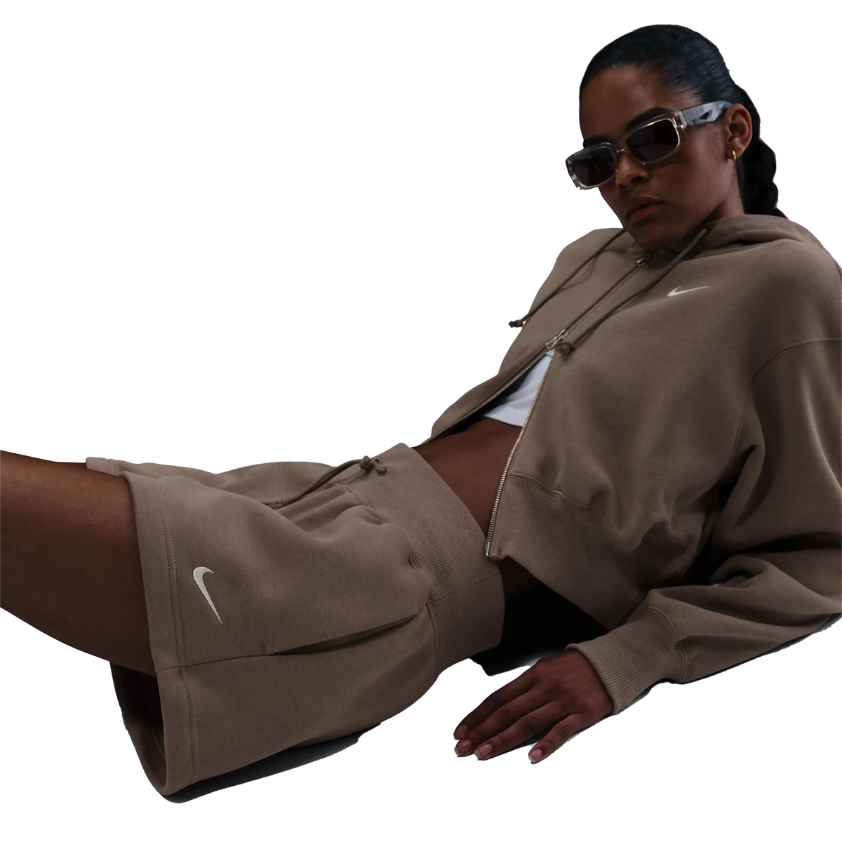 Nike Sportswear Phoenix Fleece High-Waisted Short - Image 3