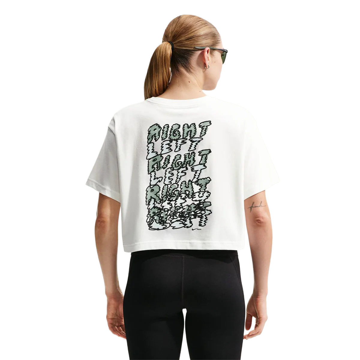 Nike Swift Dri-FIT Short-Sleeve Cropped Running T-Shirt - Image 2