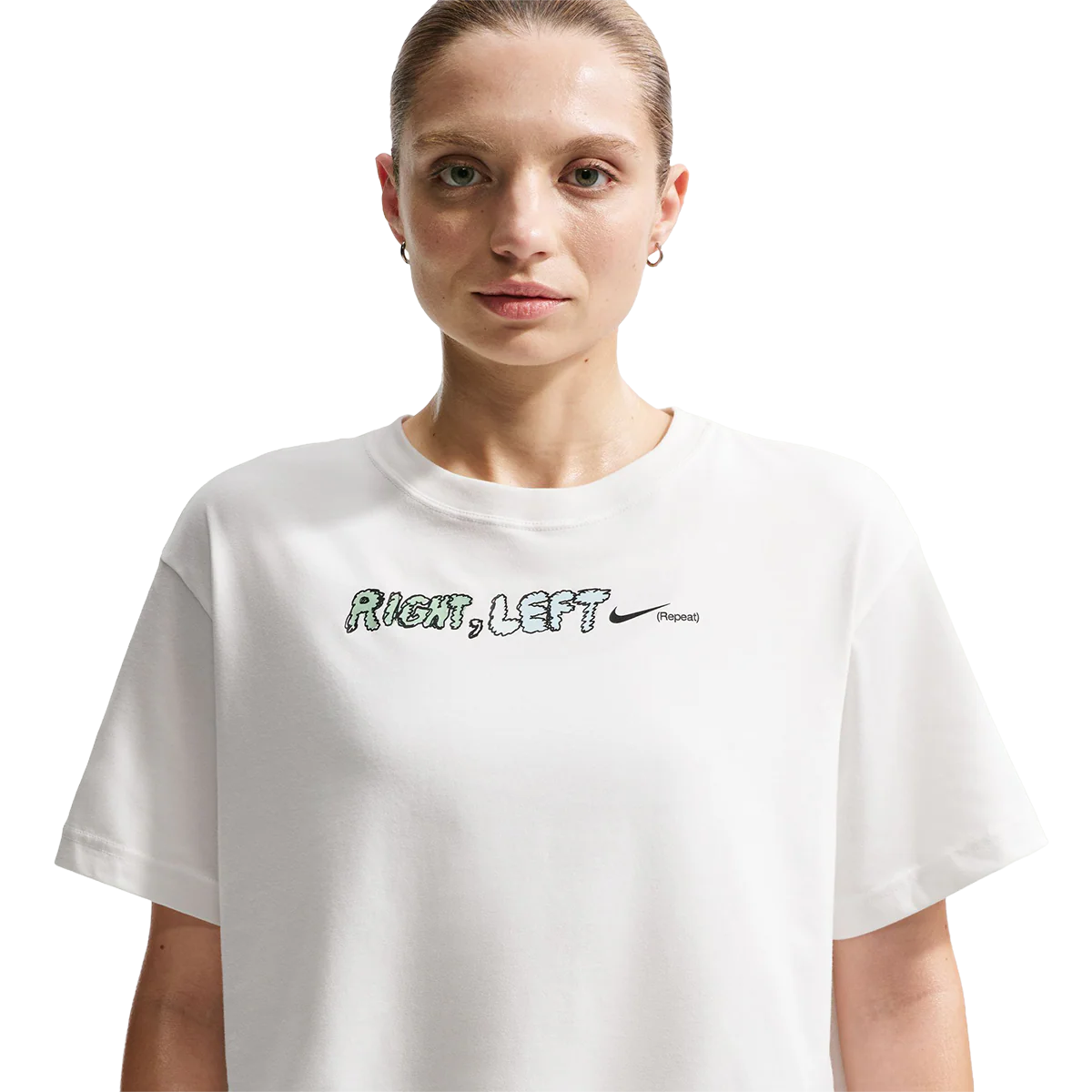 Nike Swift Dri-FIT Short-Sleeve Cropped Running T-Shirt - Image 3