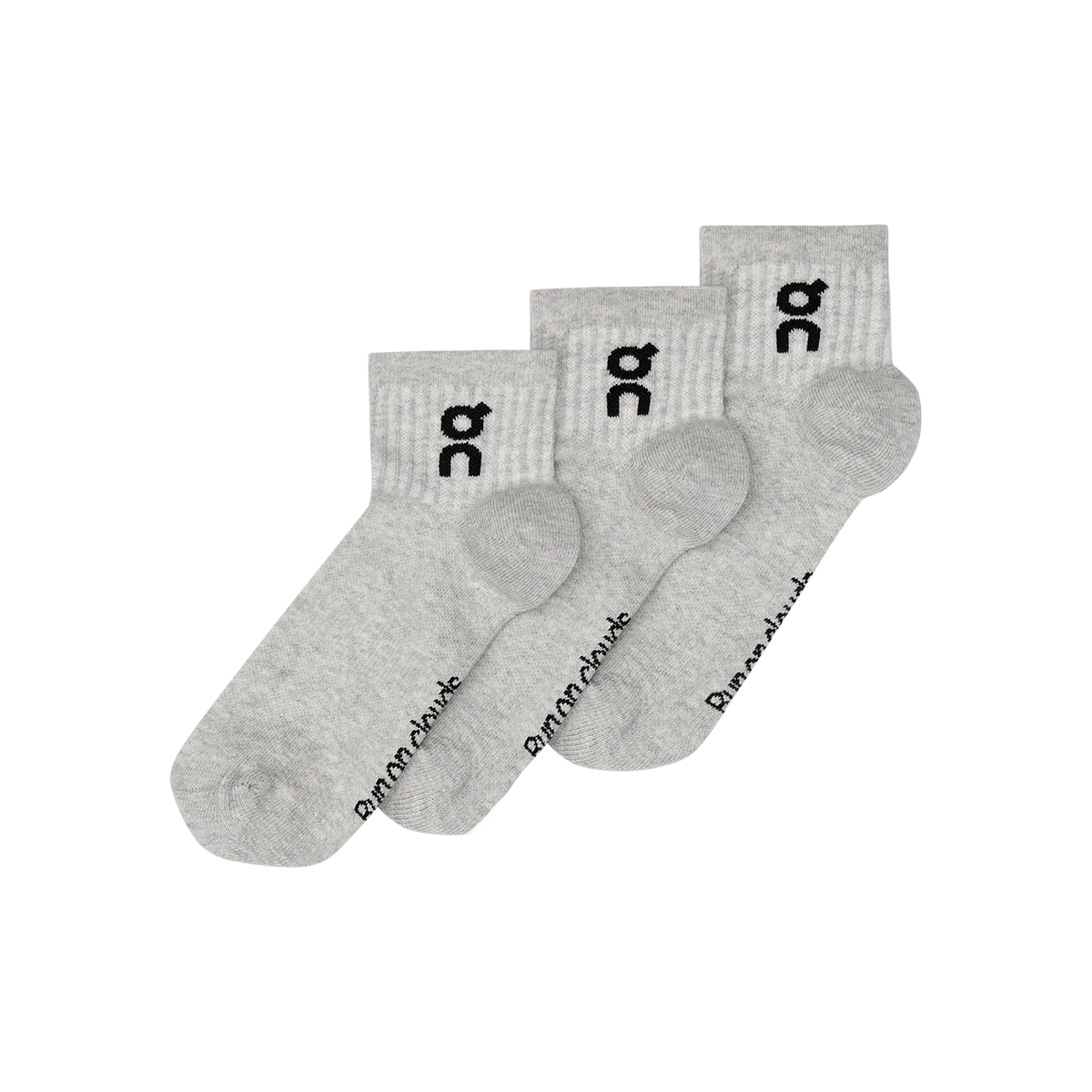 ON Logo Sock Mid 3P - Image 2