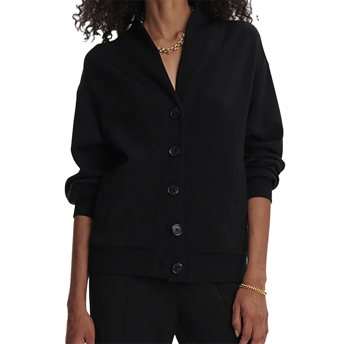 Varley Celeste Button Through Sweat - Image 2
